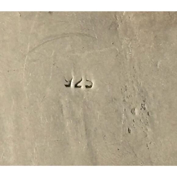 925 Sterling Silver Blue Lapis Red Coral Garnet Ornate Oval Pendant Native 40g - Picture 8 of 11